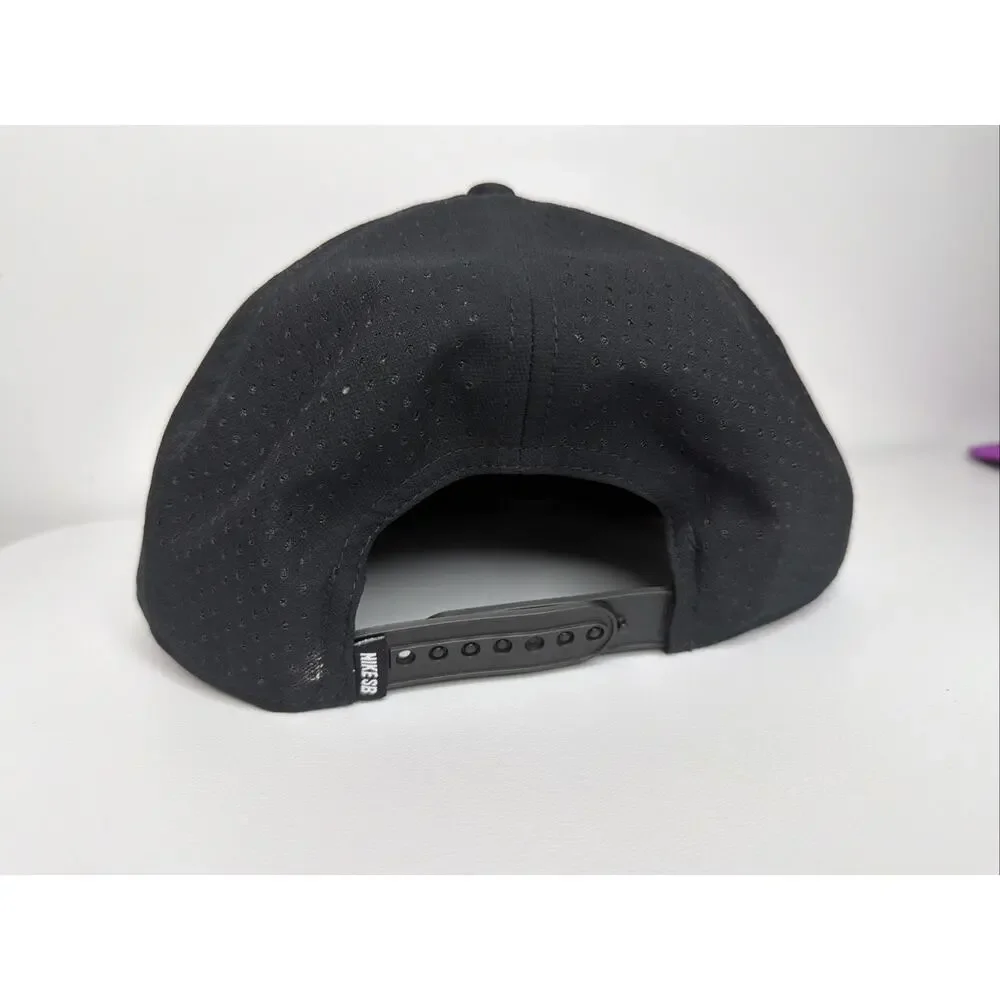 Nike SB Pro Dri-Fit Perforated SnapBack Black Hat